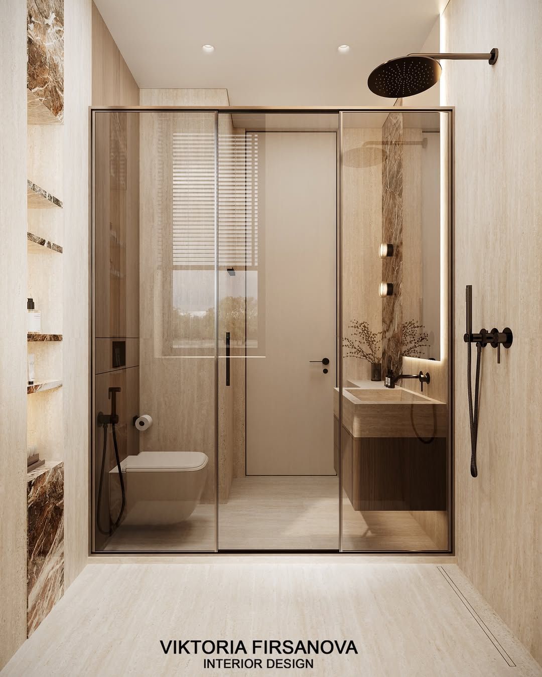 Luxurious bathroom design