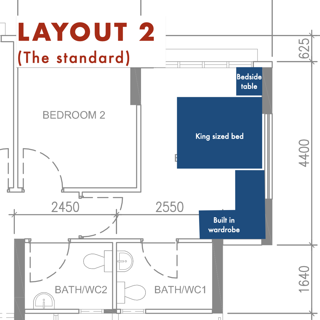 How we planned our master bedroom layout!