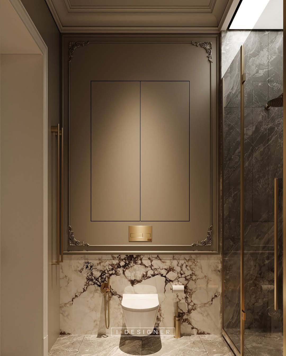 Luxurious bathroom design