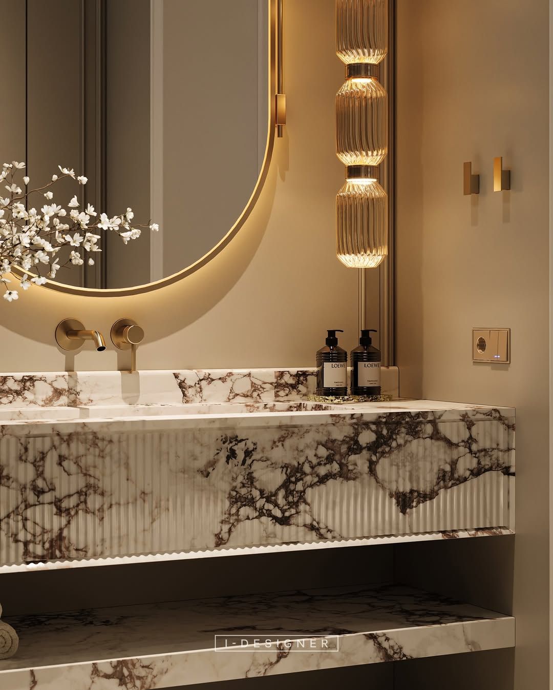 Luxurious bathroom design