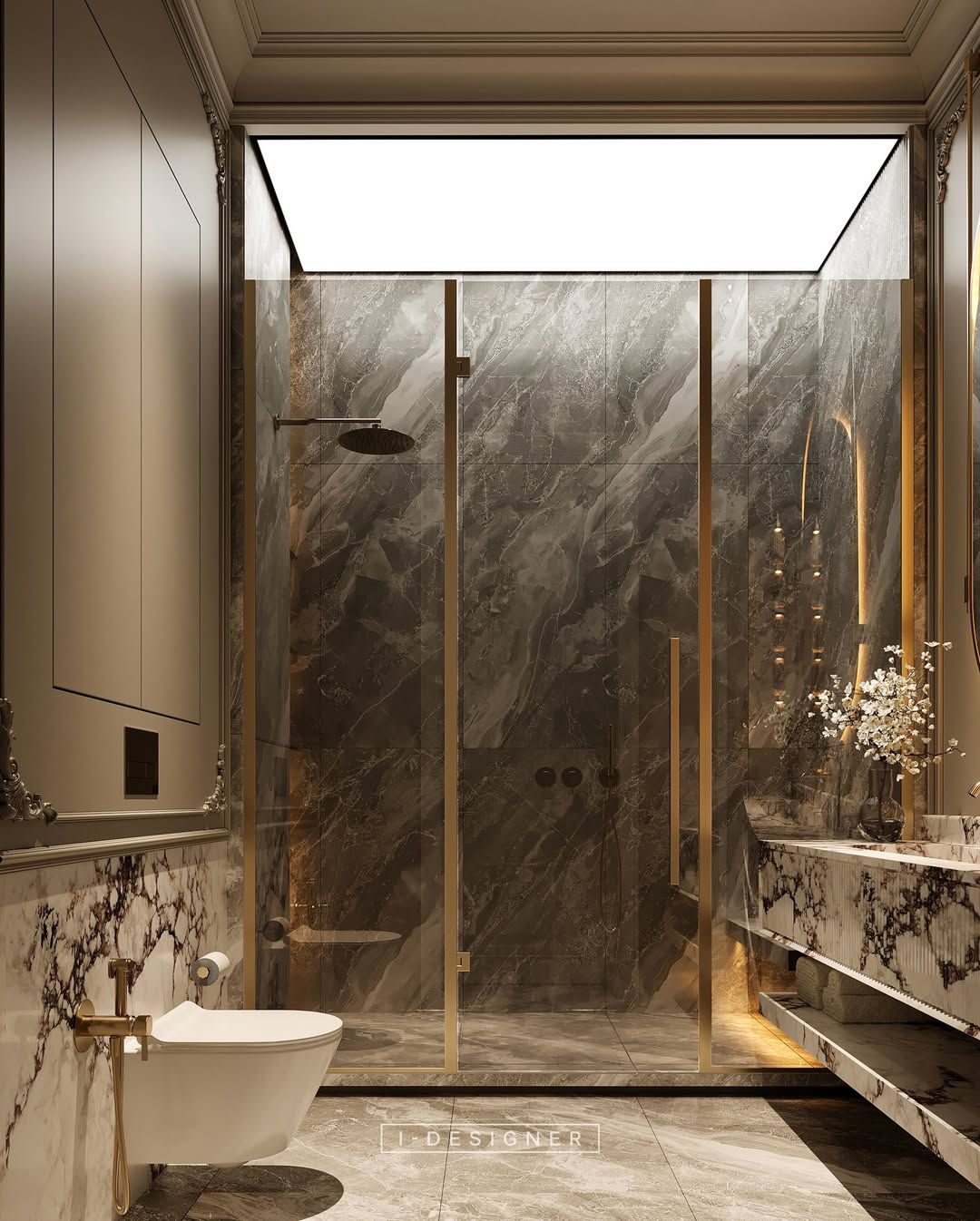 Luxurious bathroom design