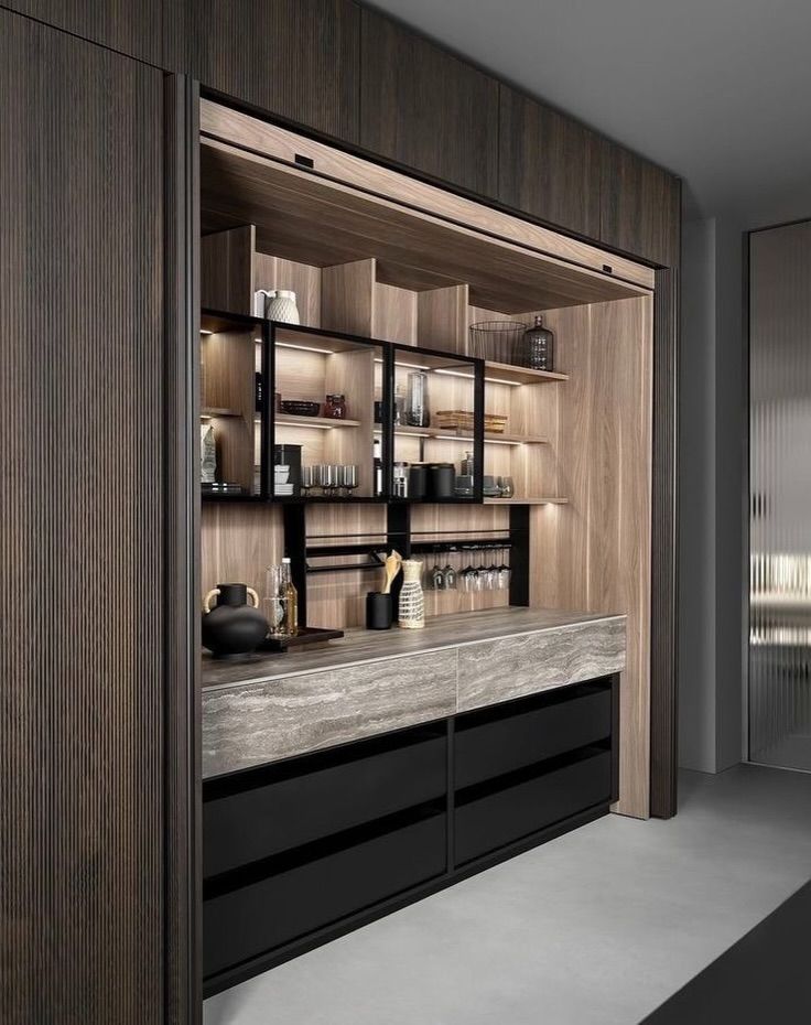 Stylish,-space-saving-pantry-design
