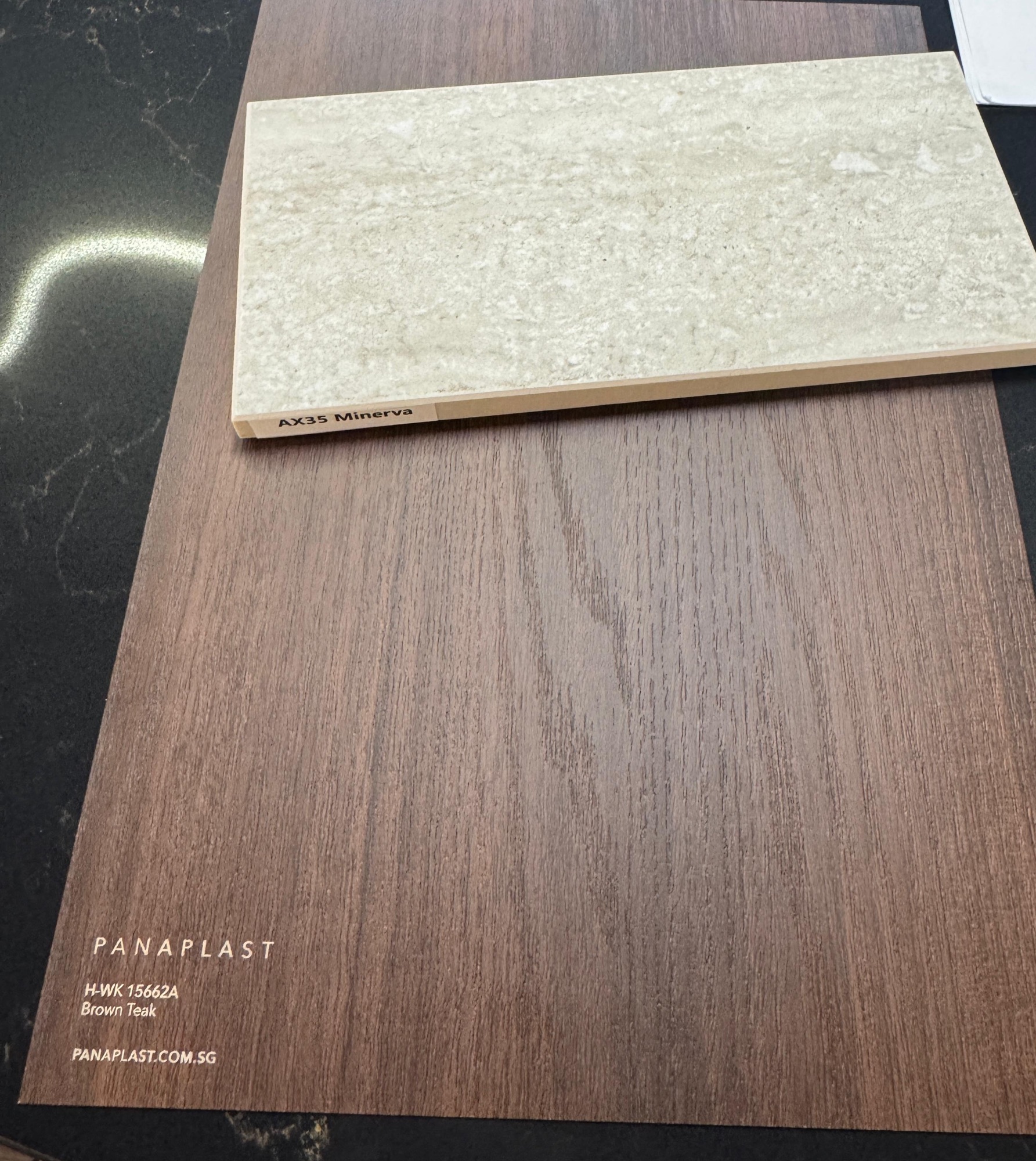 Laminates, Tiles + Paint Colours