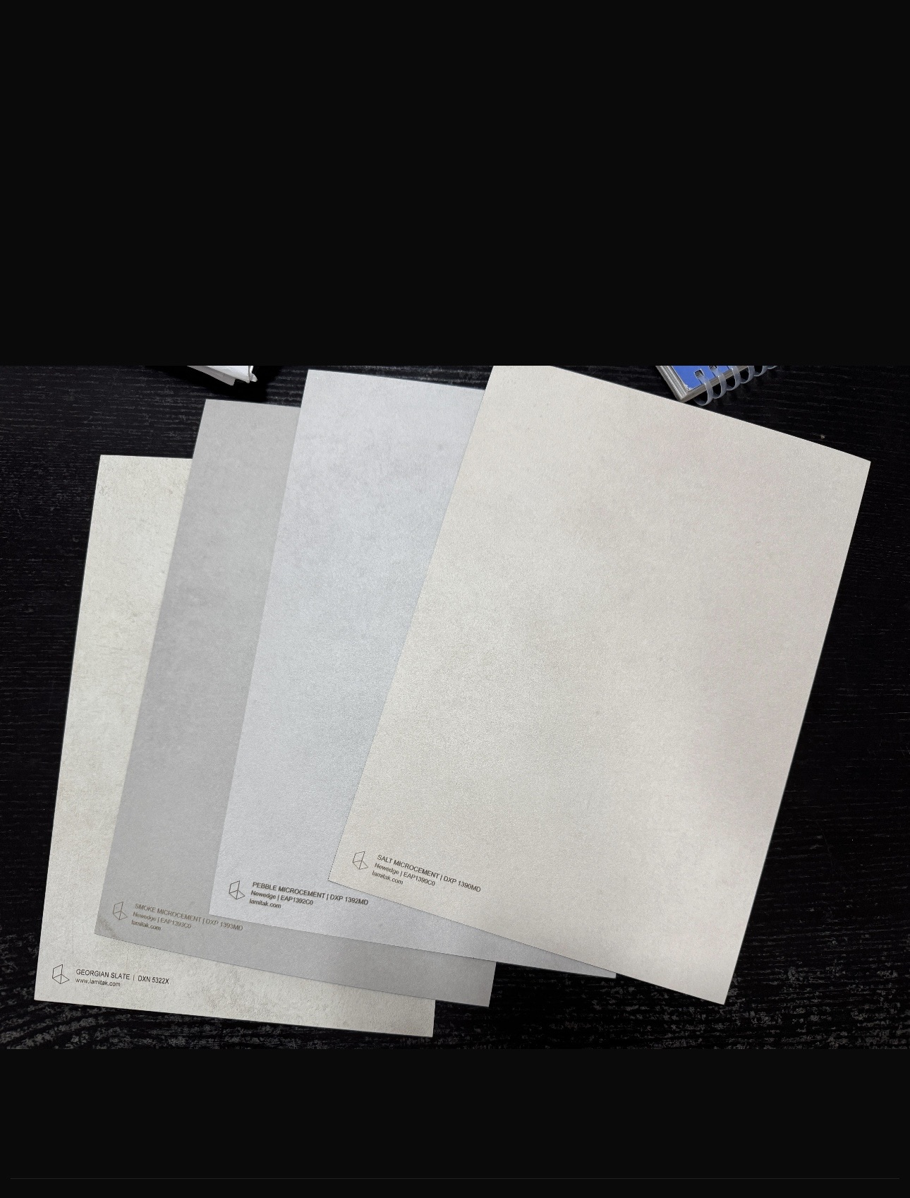 Laminates, Tiles + Paint Colours