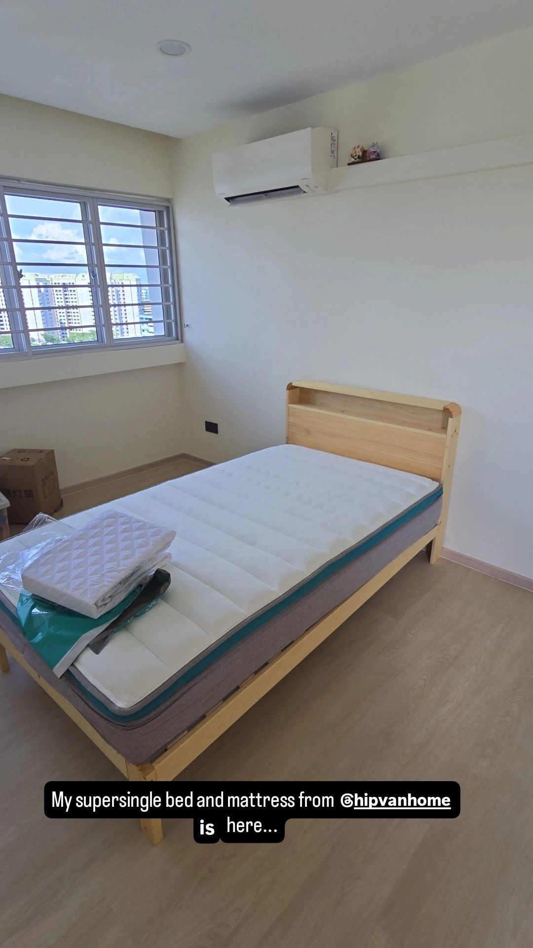 New house. New room.