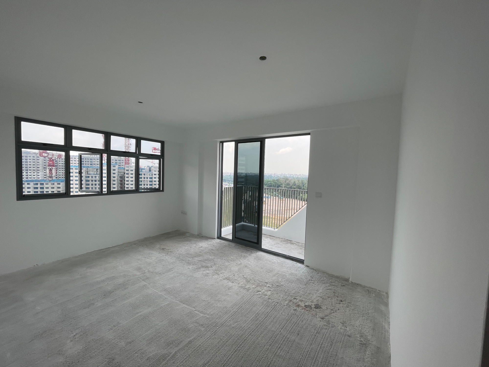 A Serene Master Bedroom- with a Balcony View 🌿