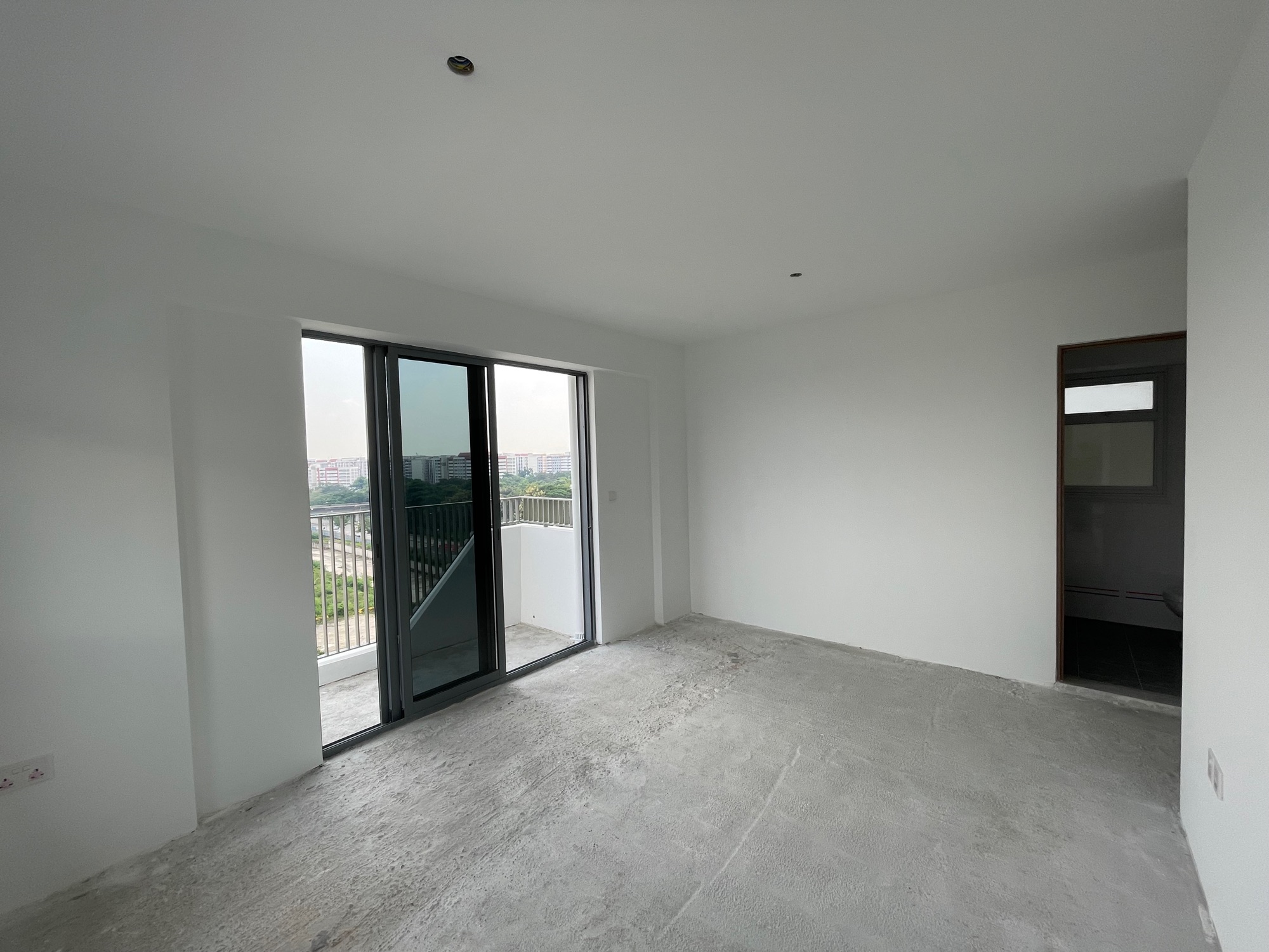 A Serene Master Bedroom- with a Balcony View 🌿