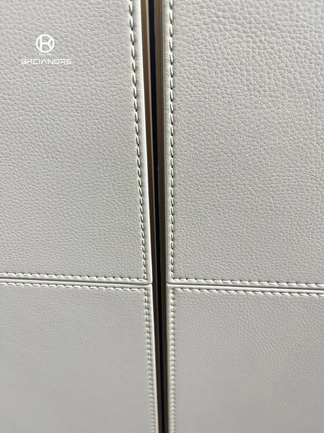 Leather walk-in wardrobe design