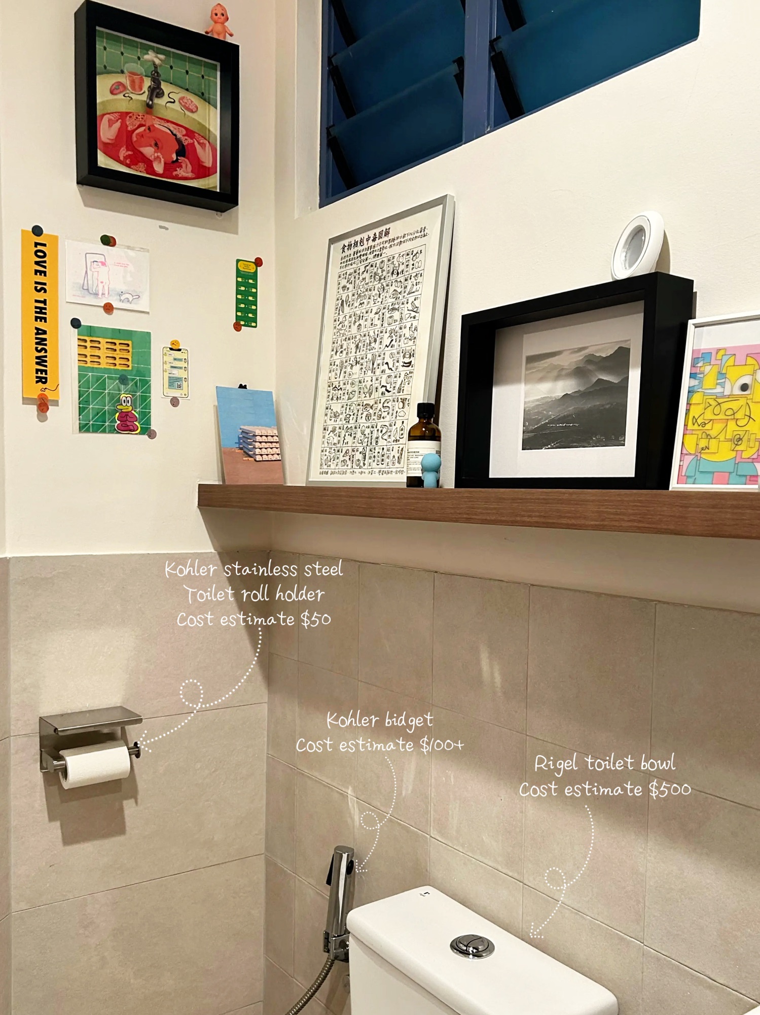 Revealing our common bathroom!