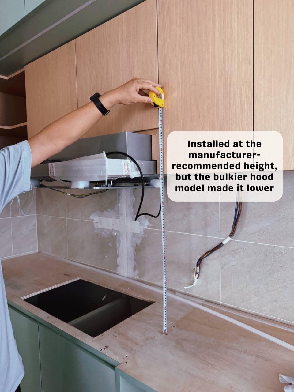 Our Almost Reno Regret Part 1 – Kitchen Cooker Hood