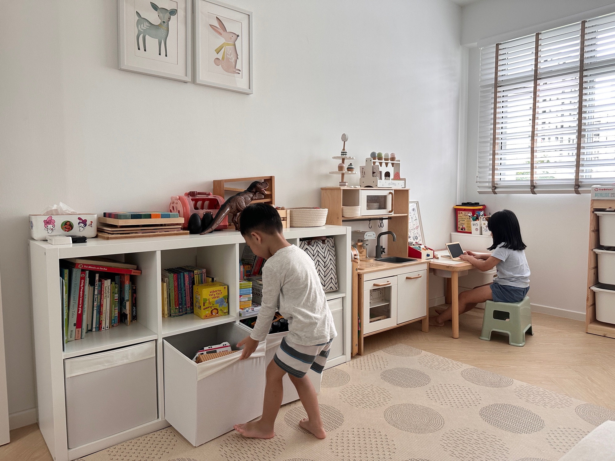 IKEA inspired kids room