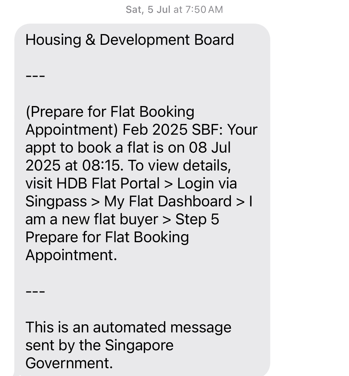 24 days to collect keys for our SBF home