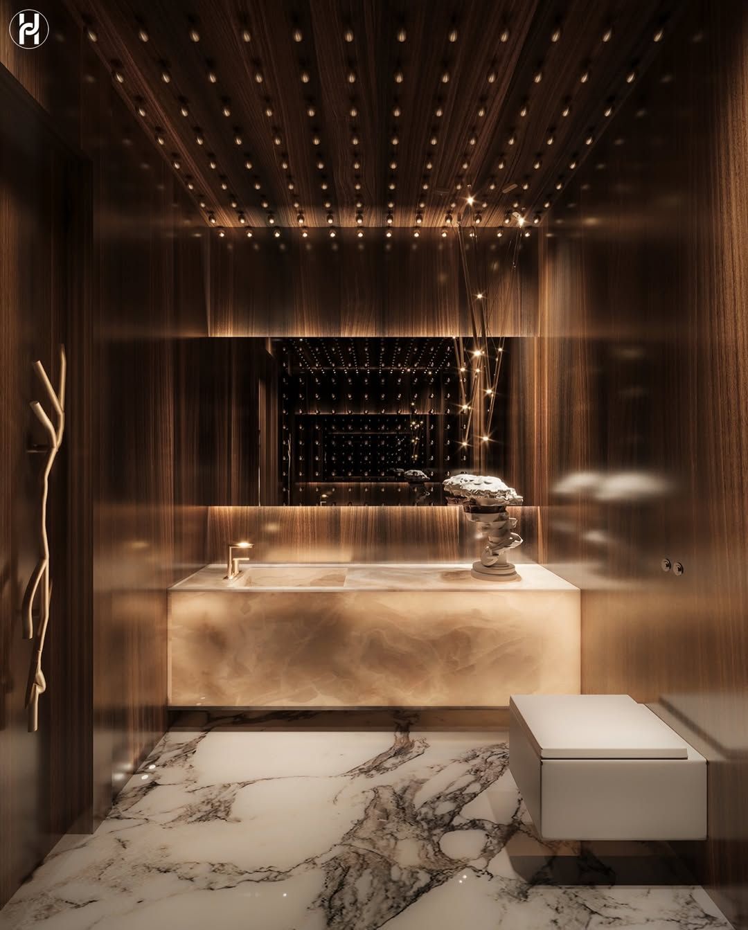 Luxury-powder-room-design