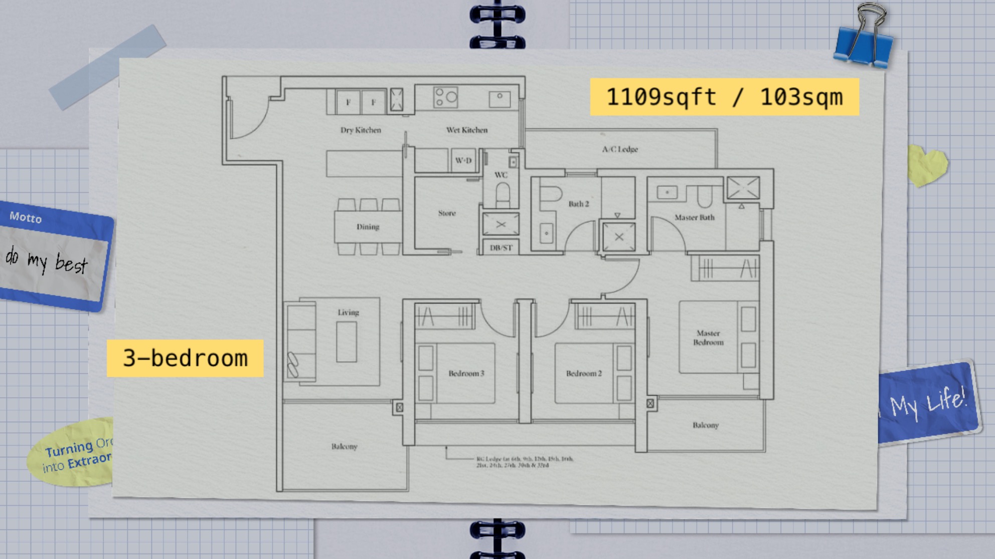 Home Tour: Xiao Hong Shu-inspired 1109sqft home ✨ Mid modern century