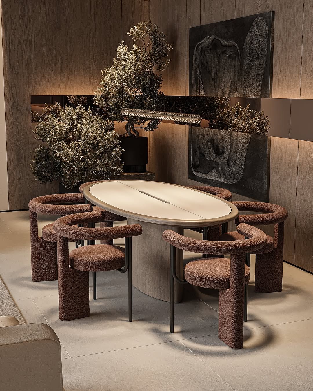 Luxurious home lounge area