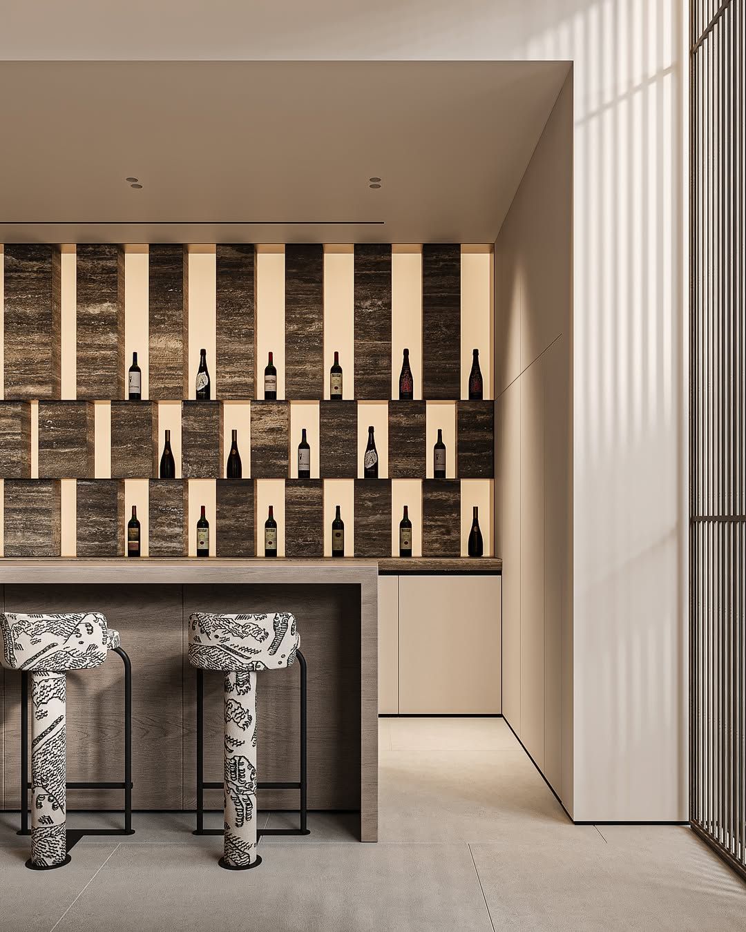 Luxurious home lounge area