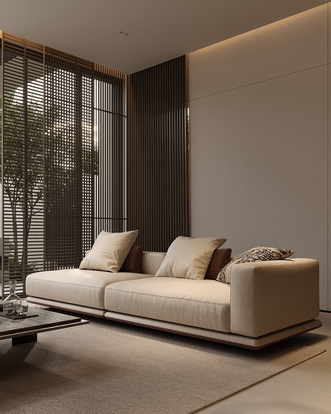 Luxurious home lounge area