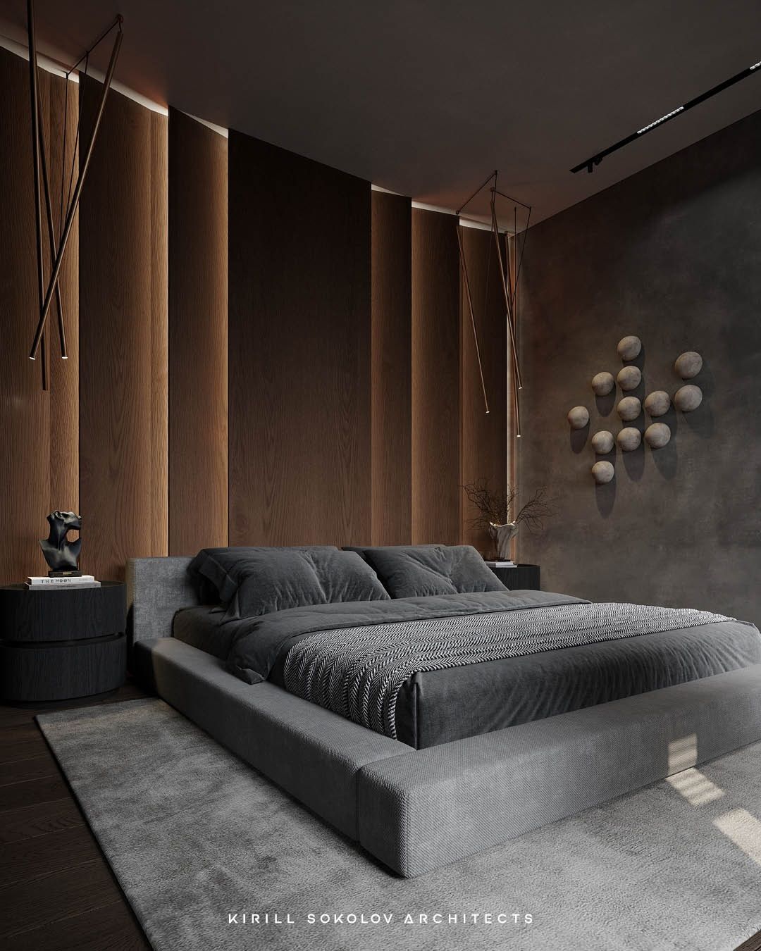 Stylish and cozy bedroom design