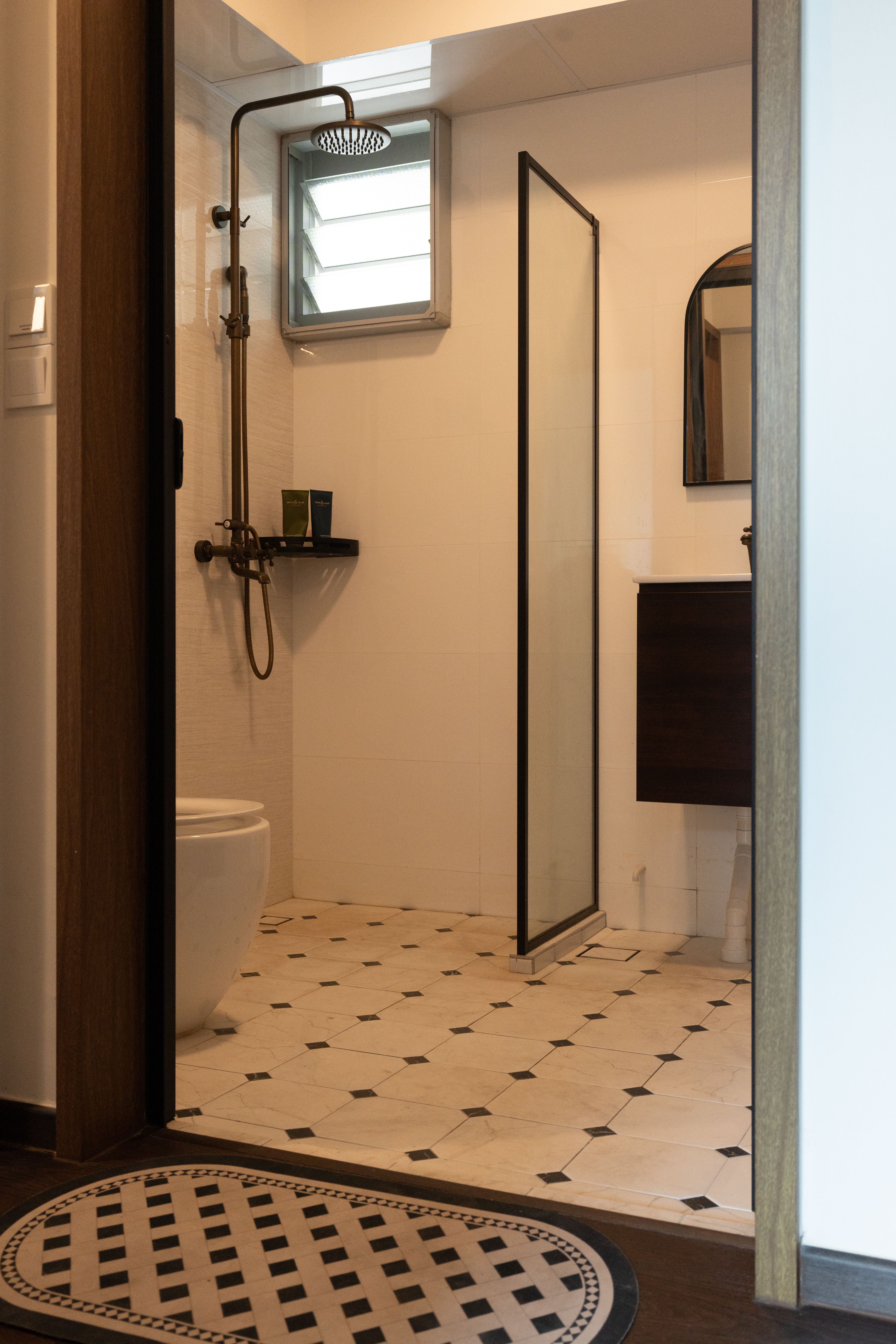 Traditional Parisian-influenced style, specifically with wainscoting!