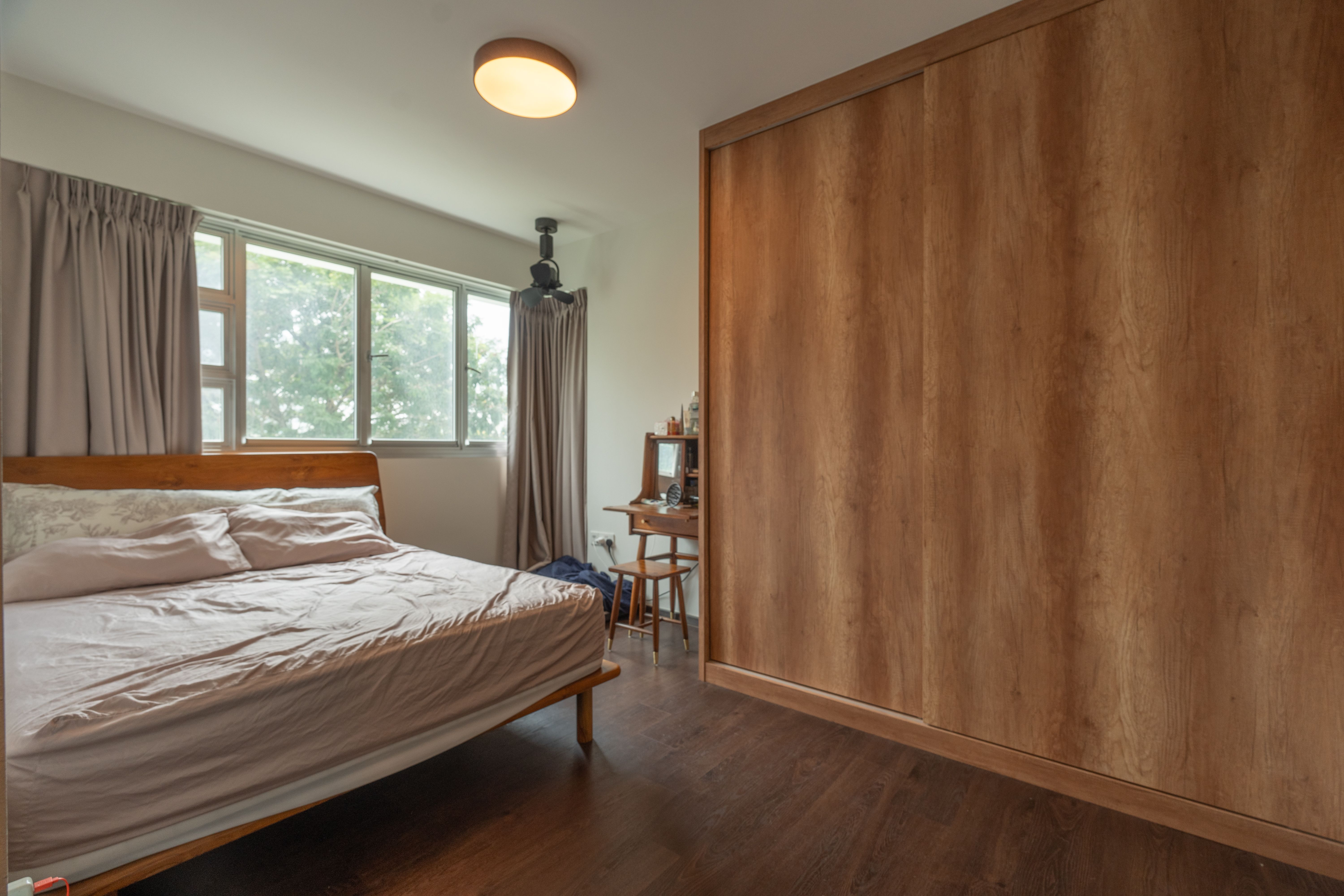 Traditional Parisian-influenced style, specifically with wainscoting!