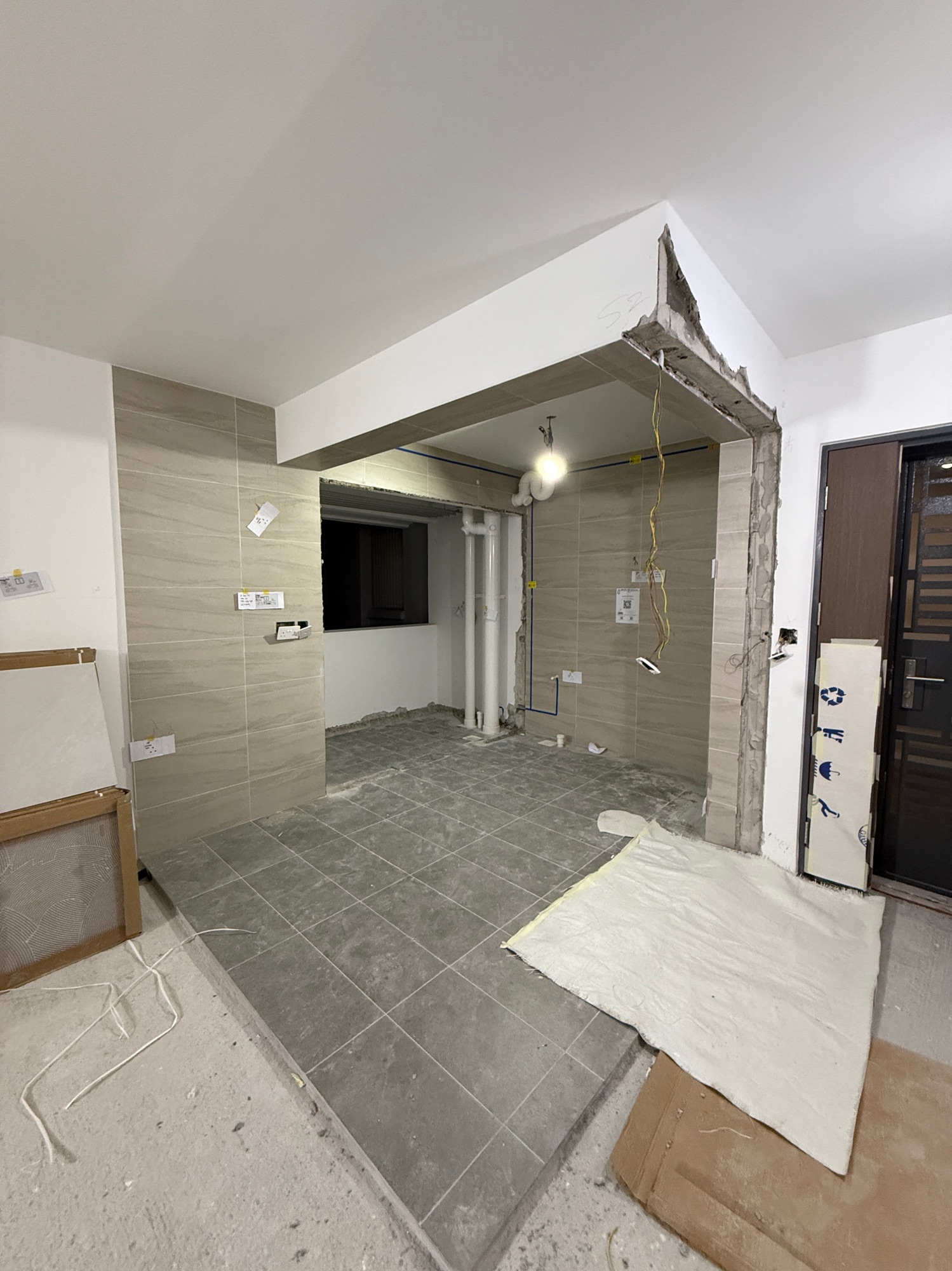 From vision to reality - seeing our designs slowly taking shape.