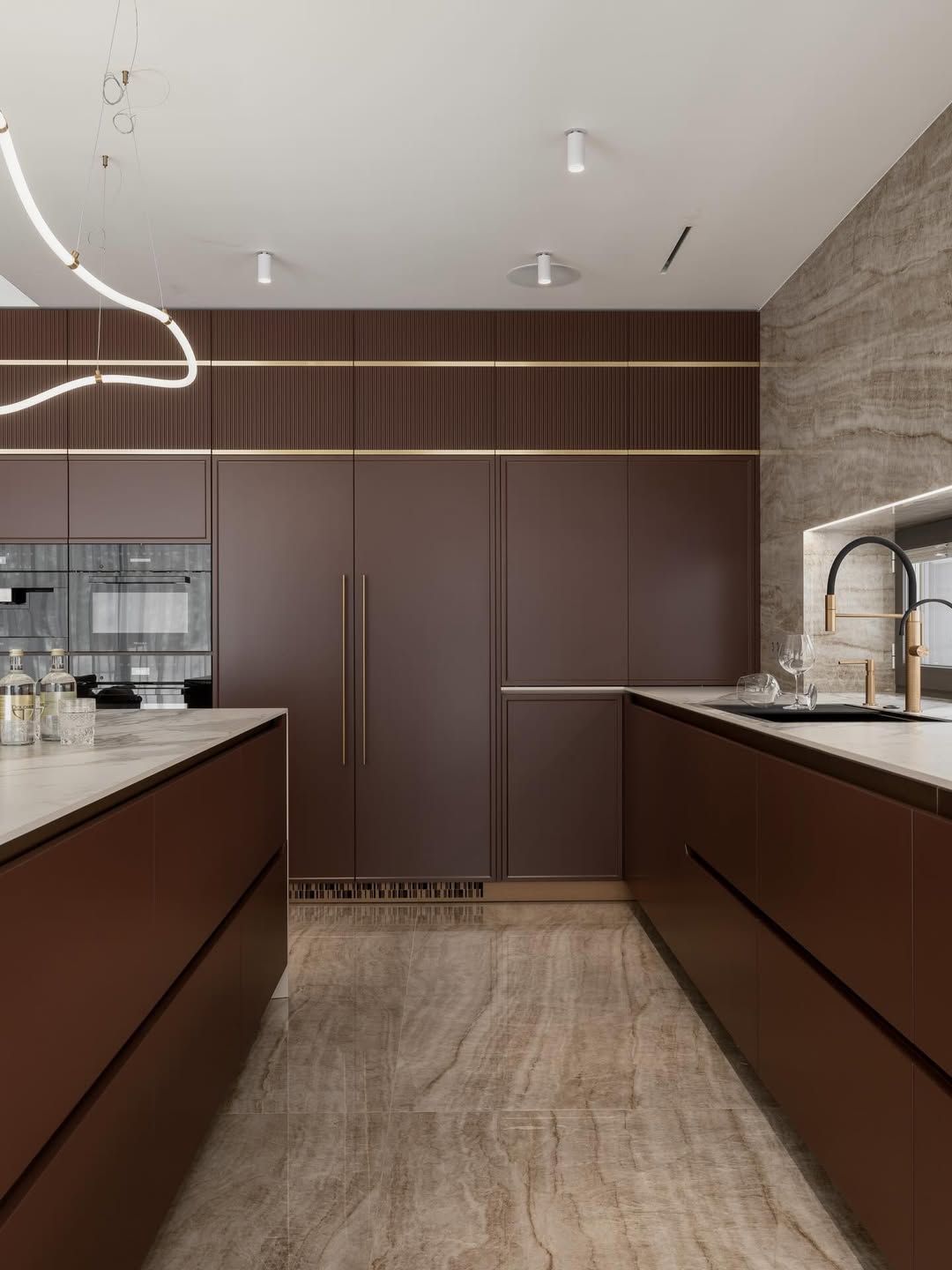 Luxurious dry kitchen & dining area