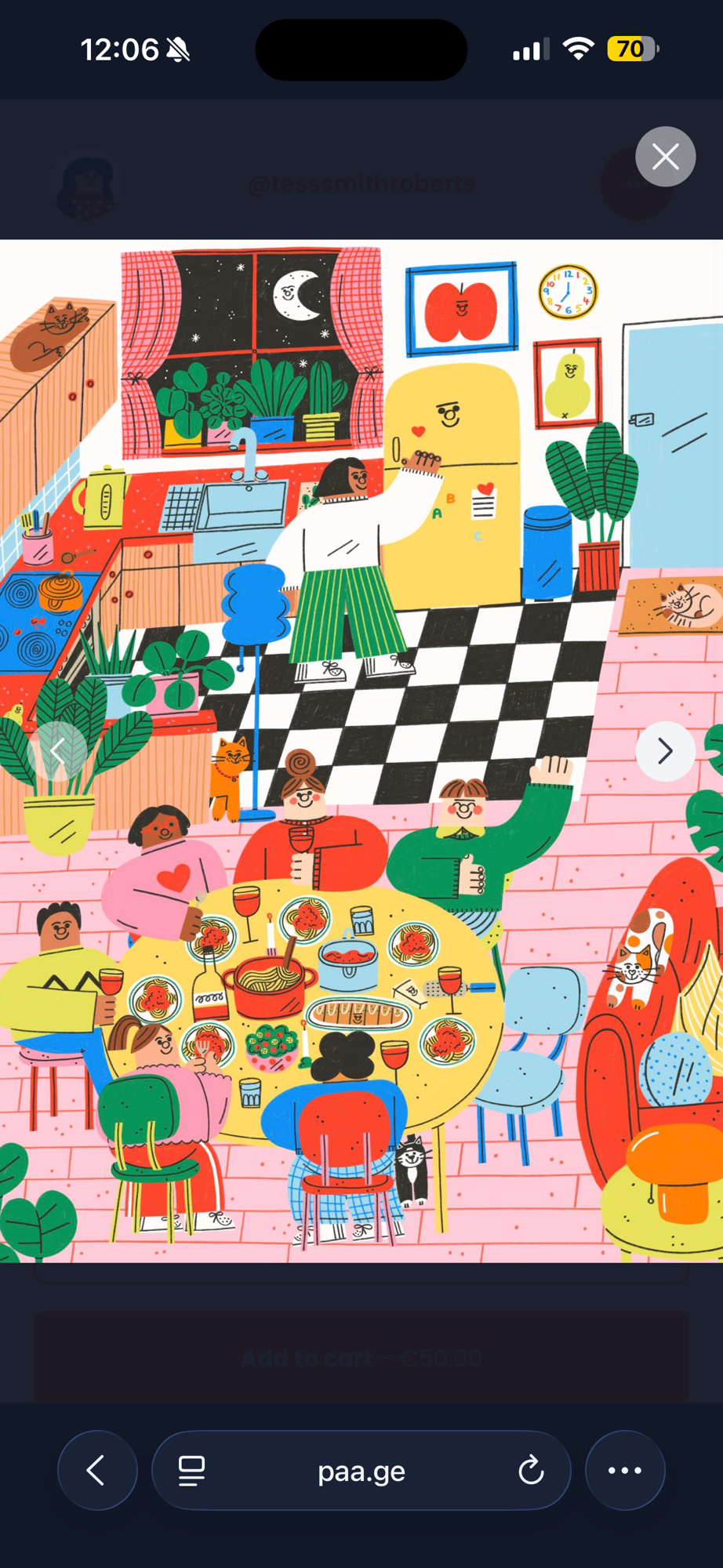 Artwork on the floor or on the wall?