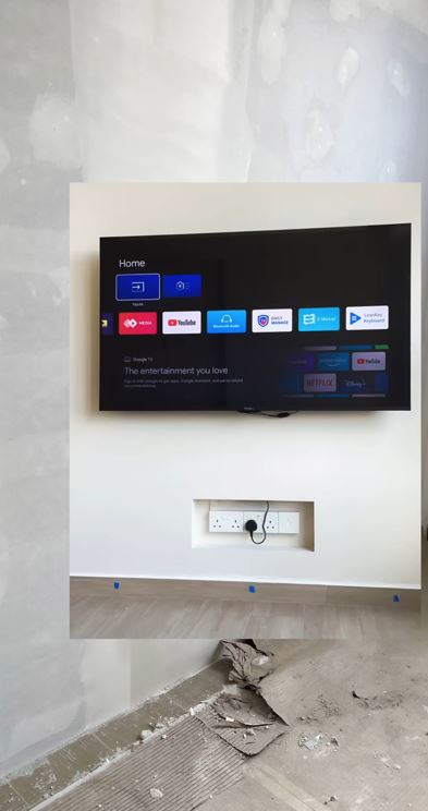 How we conceal our TV wires / cables