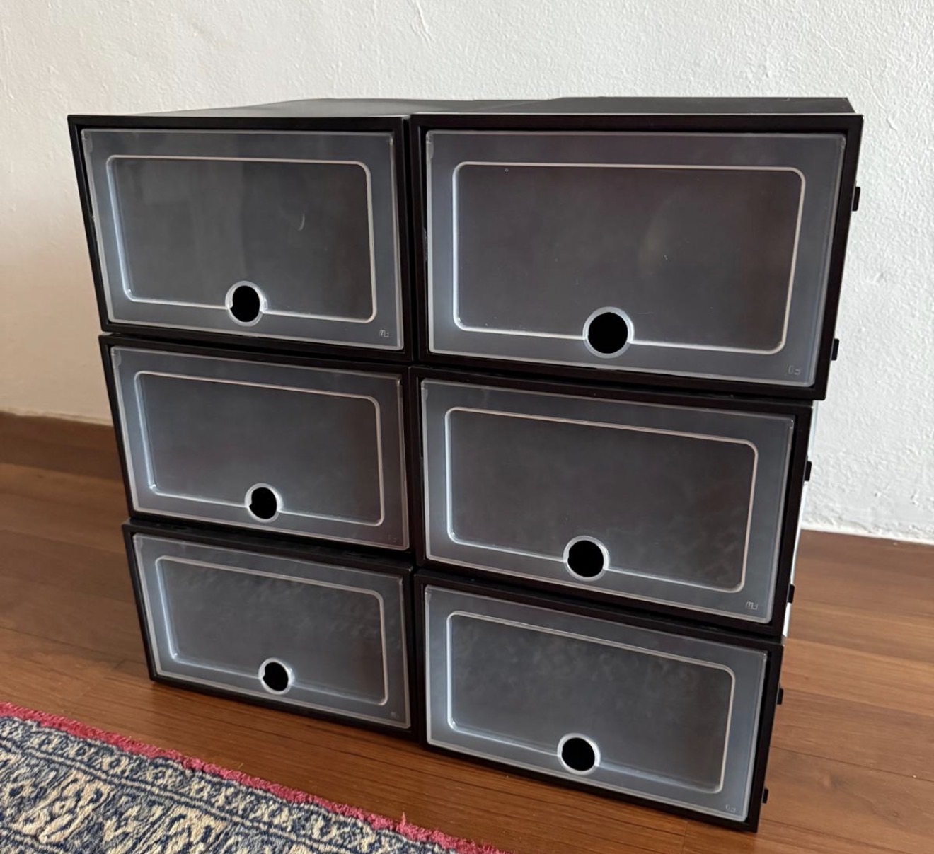 Shoe organization for small spaces!