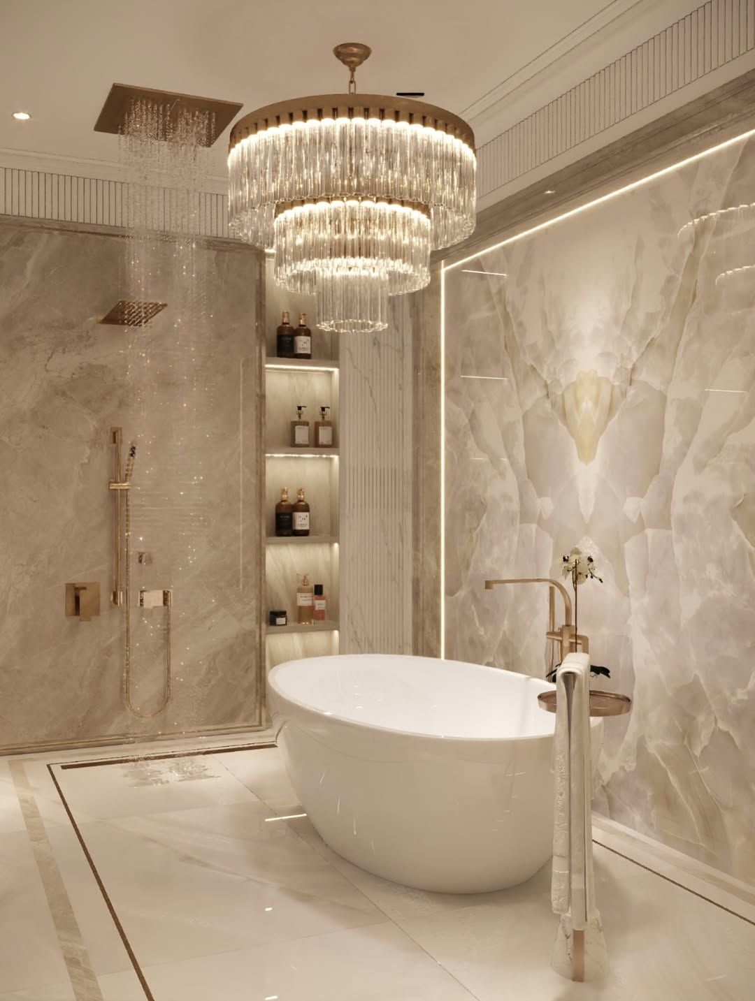 Luxurious bathroom design