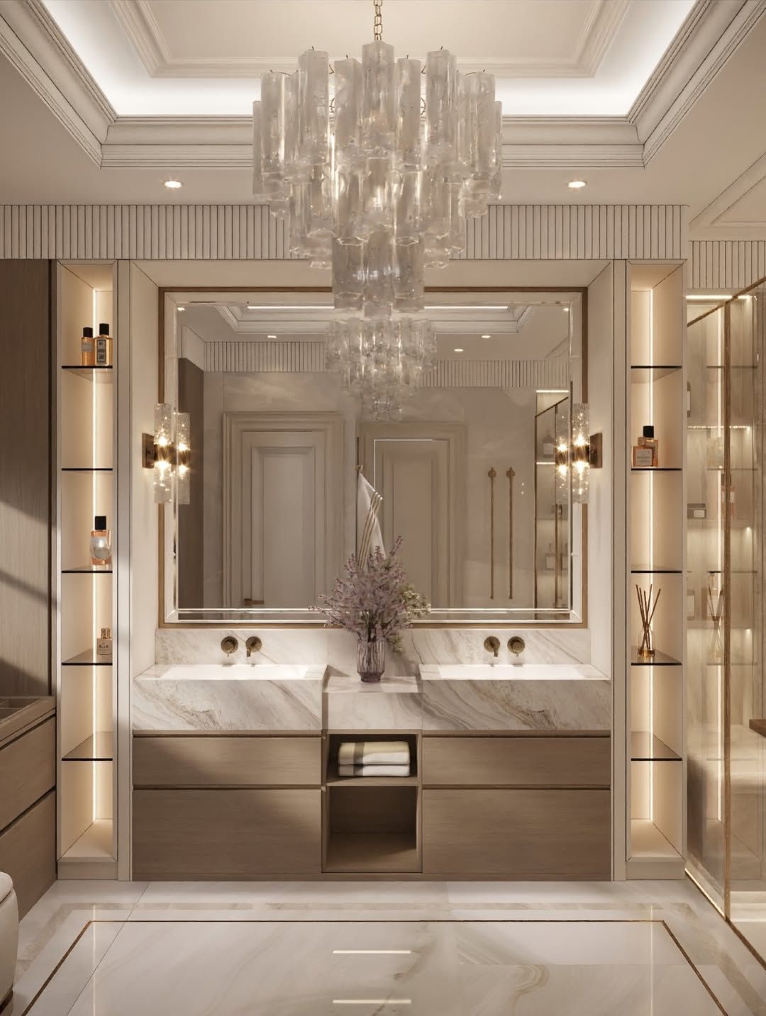 Luxurious bathroom design