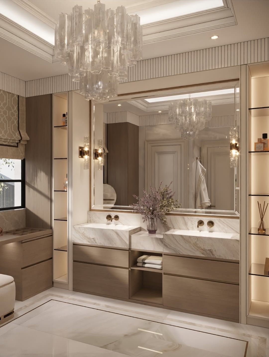 Luxurious bathroom design
