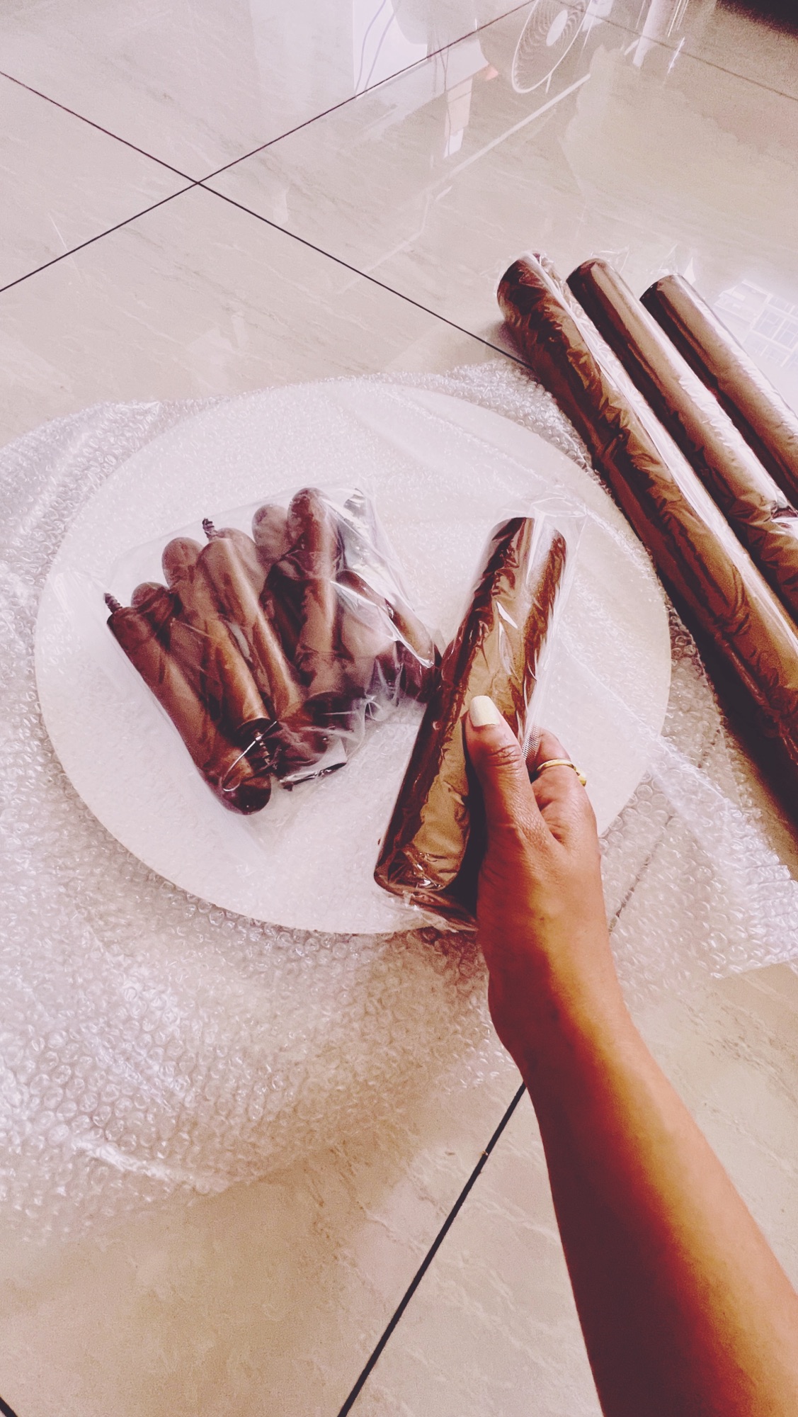 ELIZA WOODEN BRANCH RACK - WALNUT