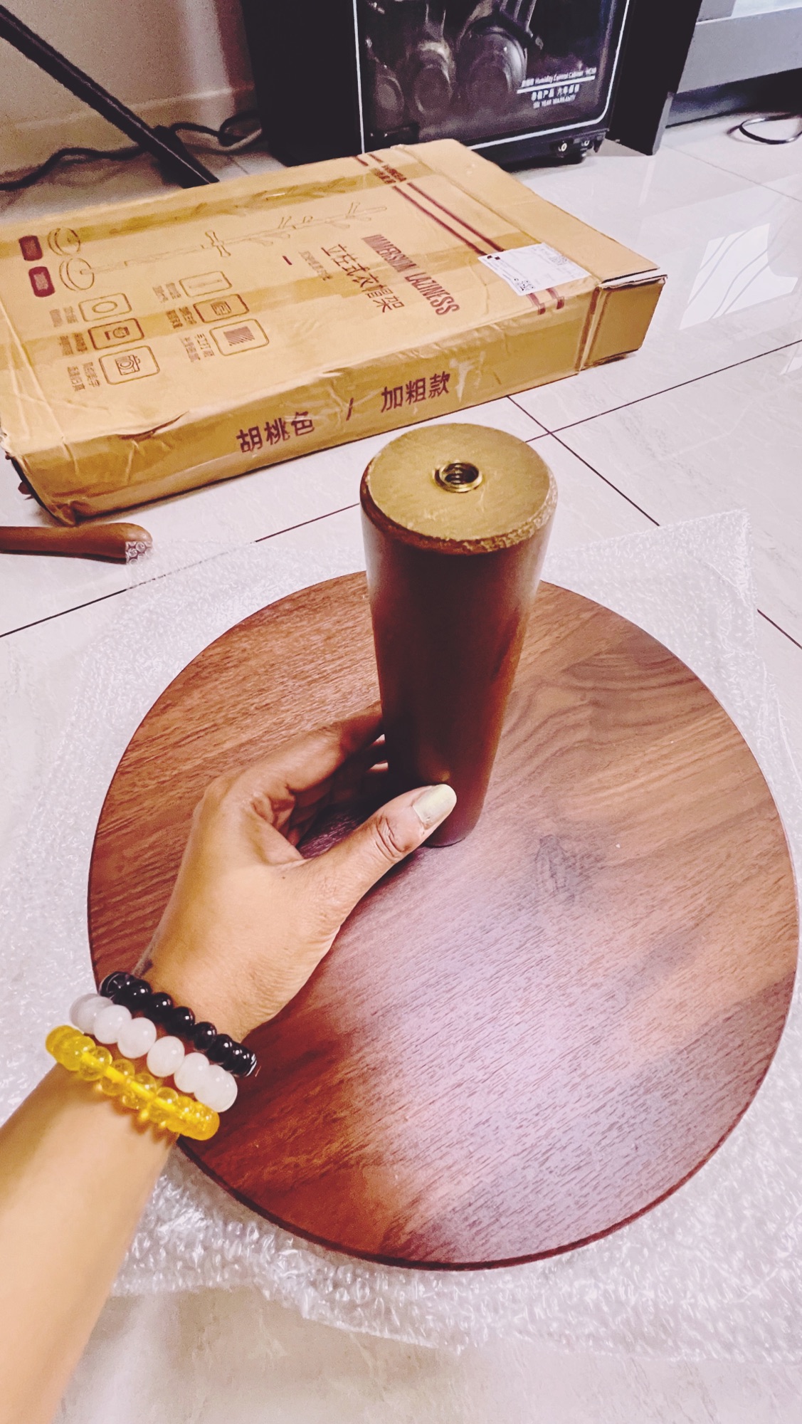 ELIZA WOODEN BRANCH RACK - WALNUT