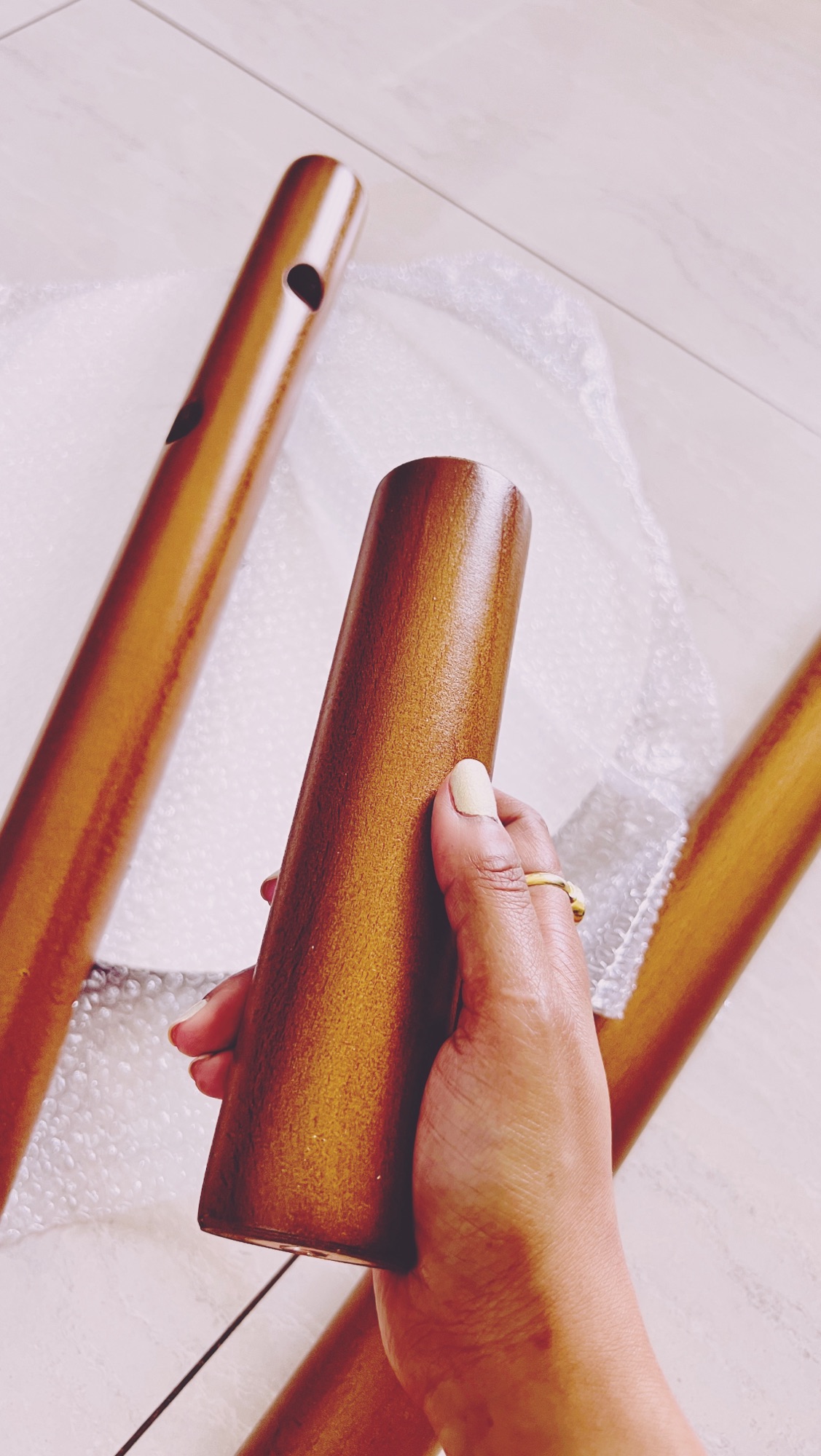 ELIZA WOODEN BRANCH RACK - WALNUT