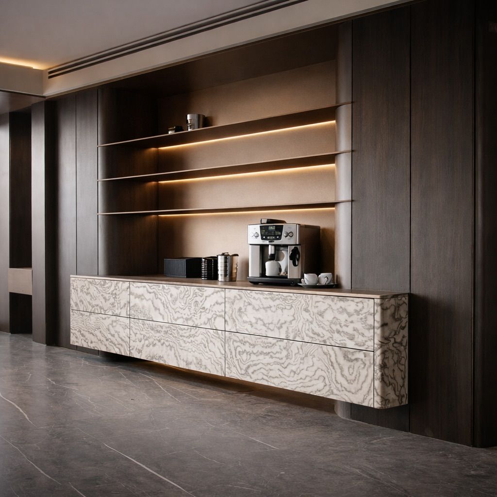 Stylish pantry niche