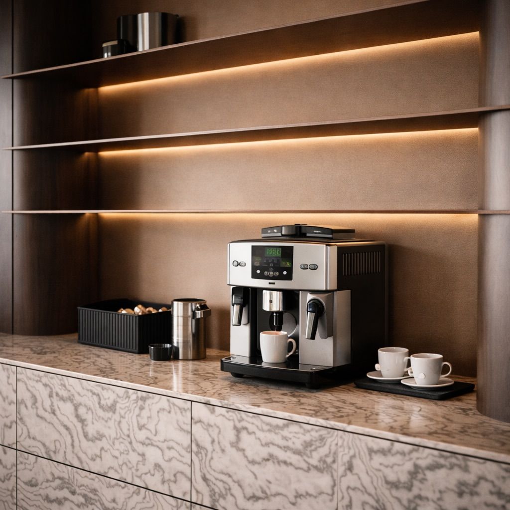 Stylish pantry niche