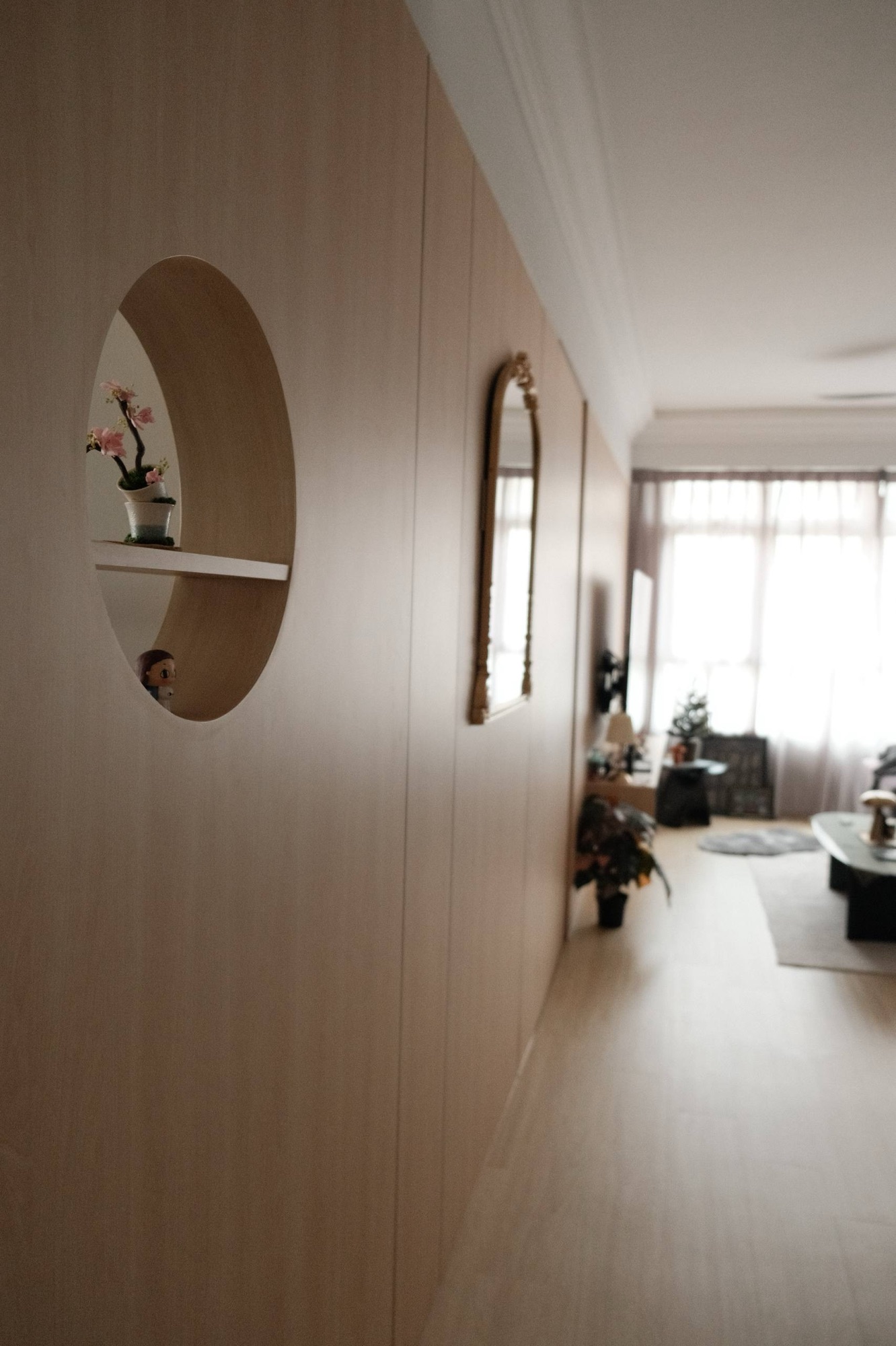 Our functional feature wall 🚪✨