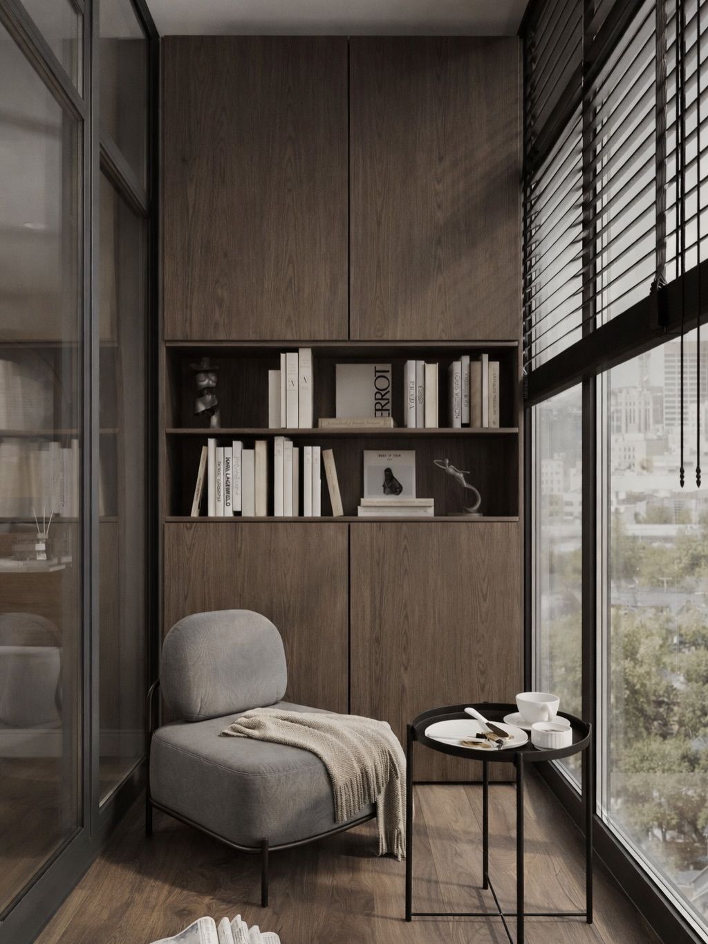 Stylish & cozy balcony design