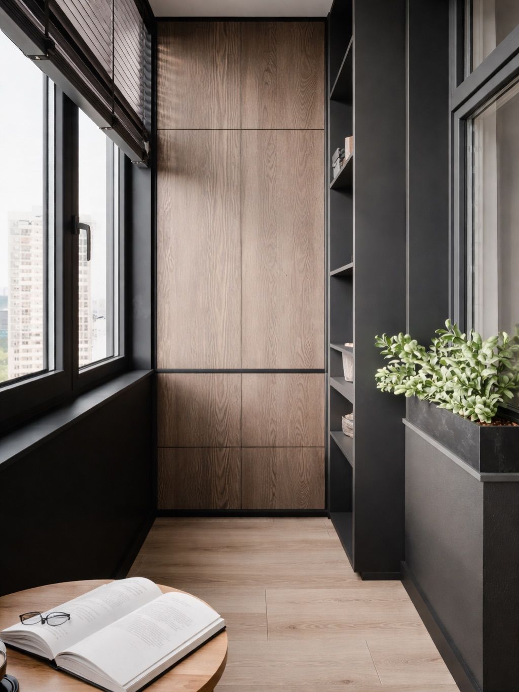 Stylish & cozy balcony design