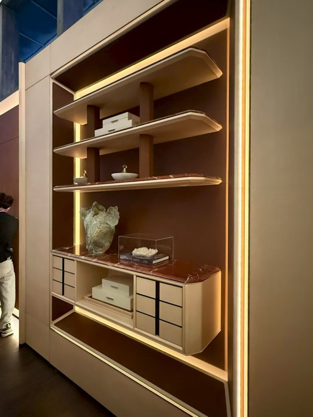 Customized walk in wardrobe