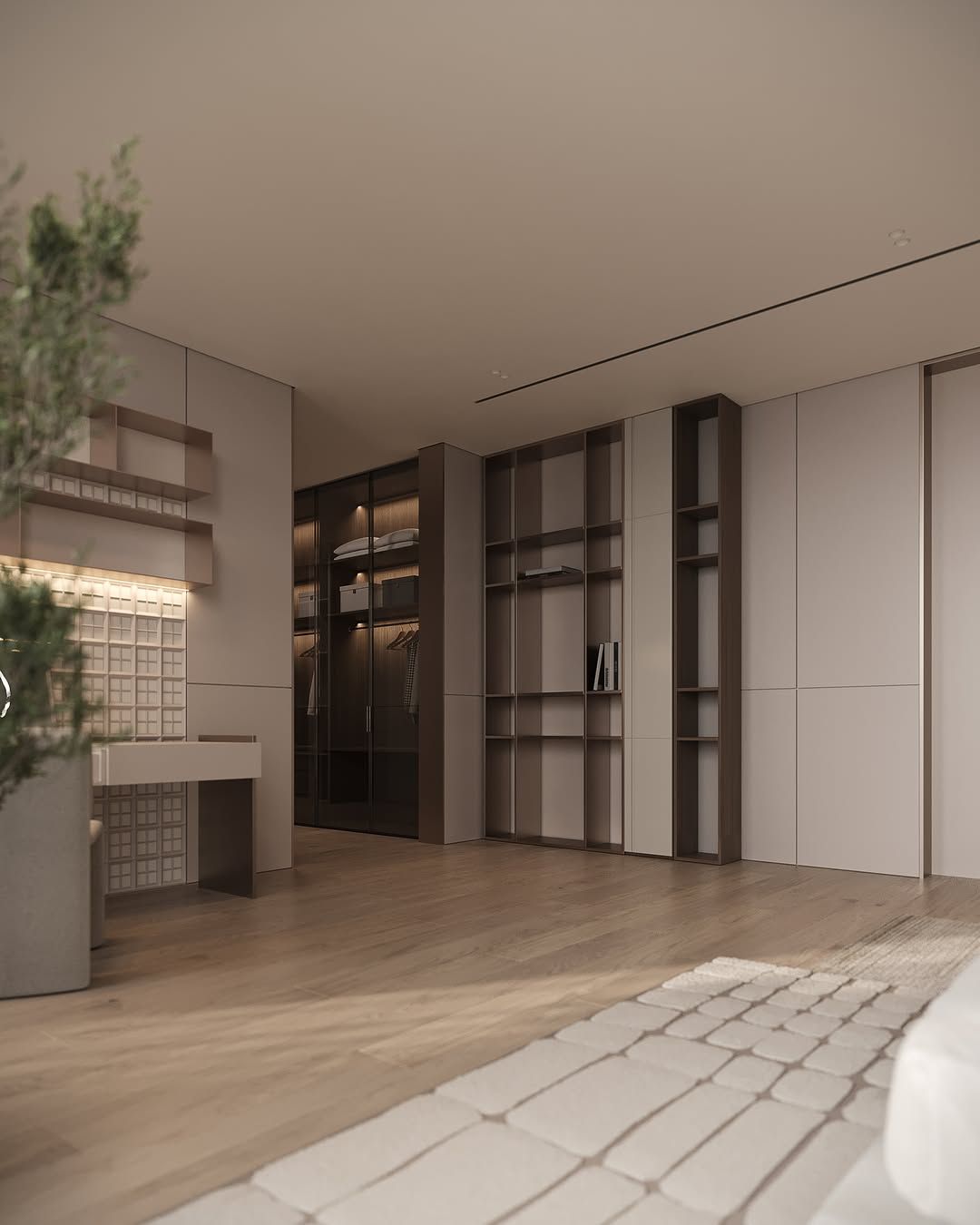 Cozy and modern bedroom