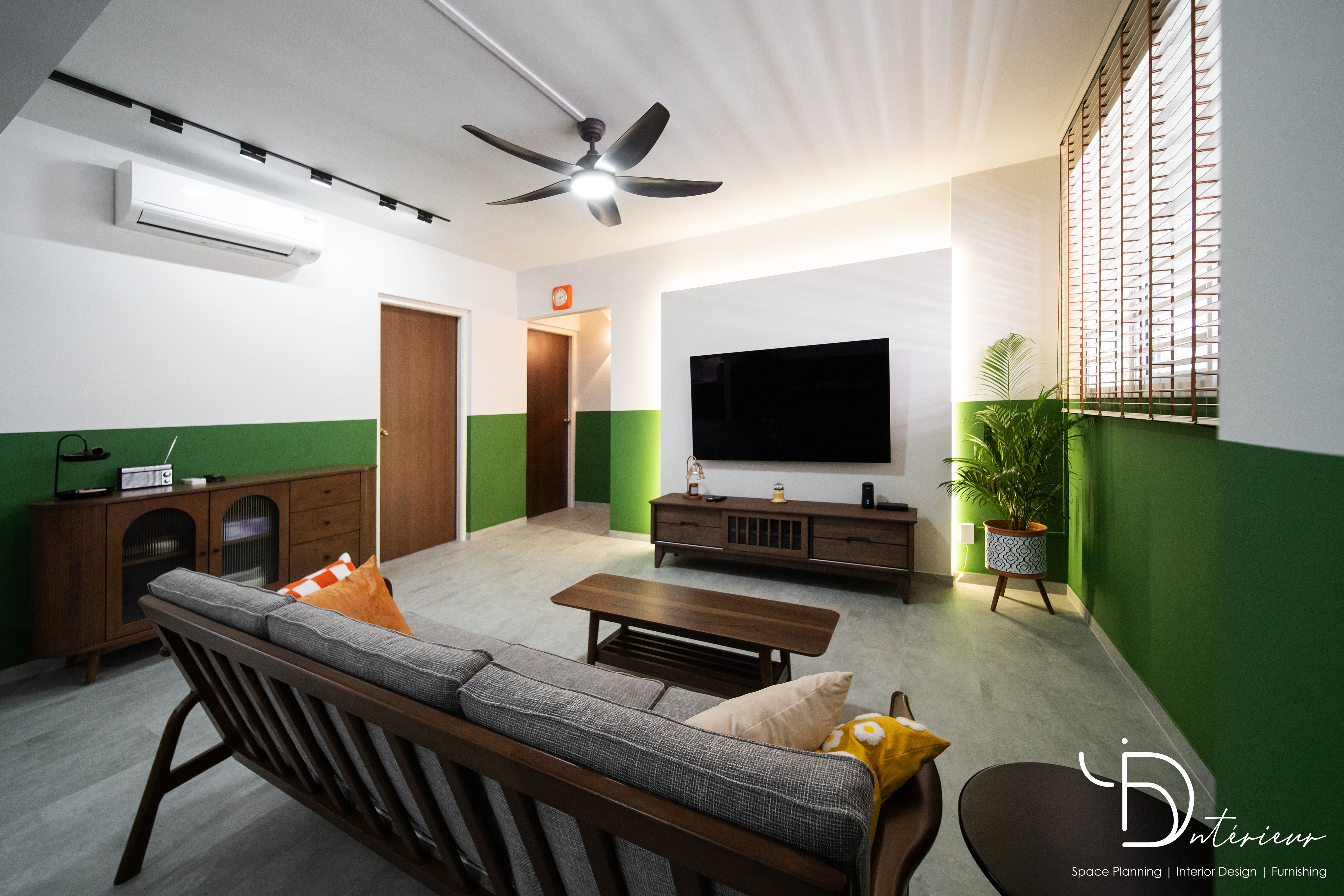 A home designed with calm greens, and thoughtful details