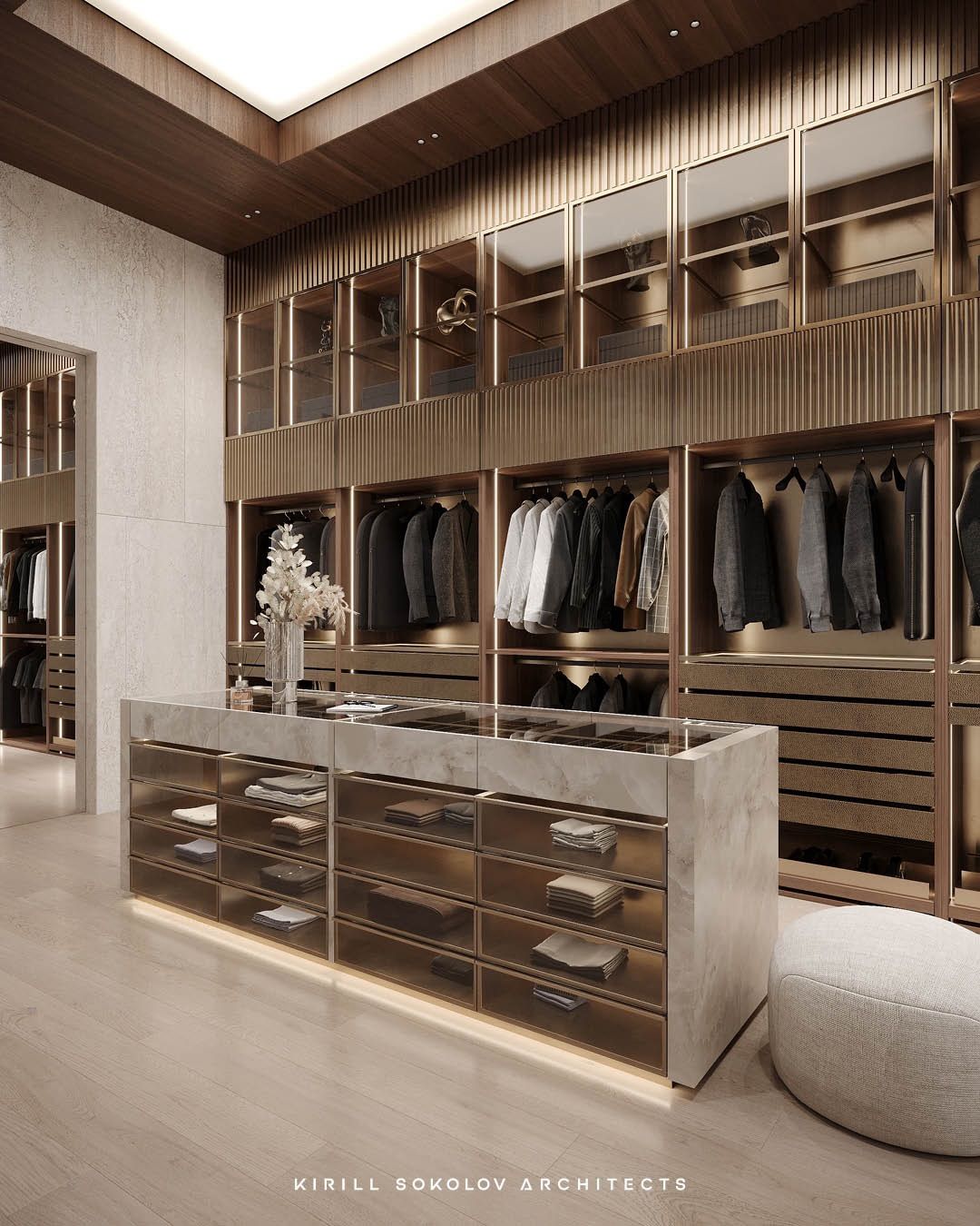 Ultra Luxury Walk In Wardrobe Design