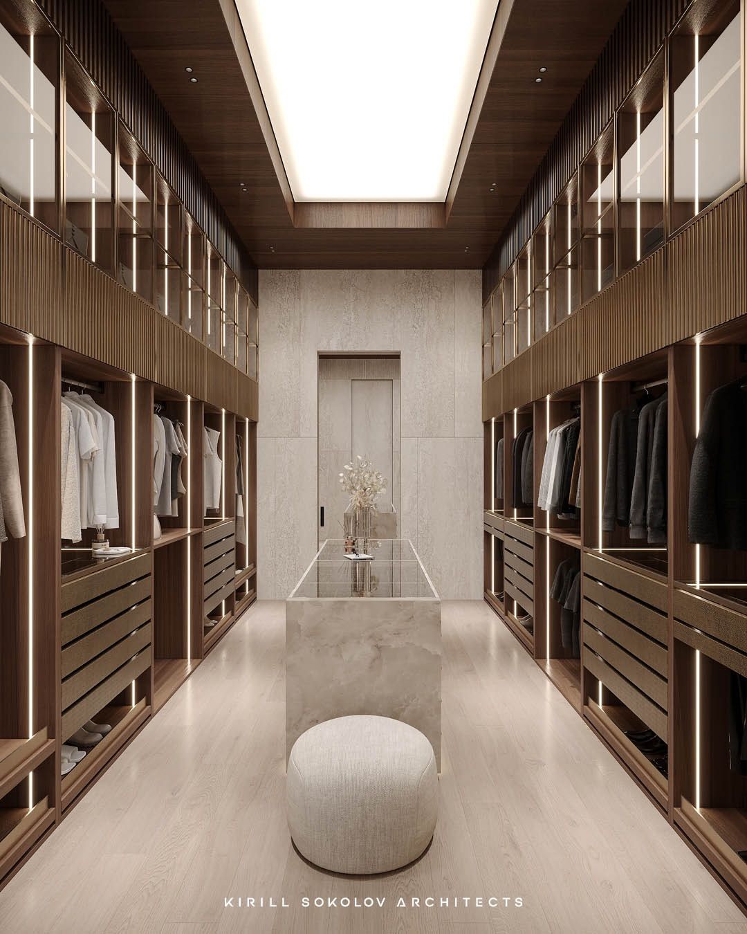 Ultra Luxury Walk In Wardrobe Design