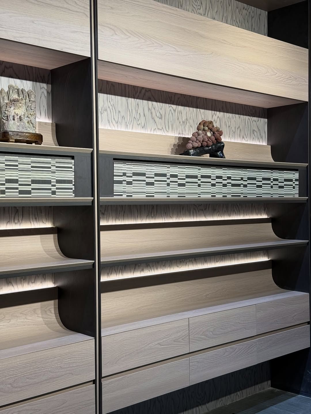 Luxe display cabinet design