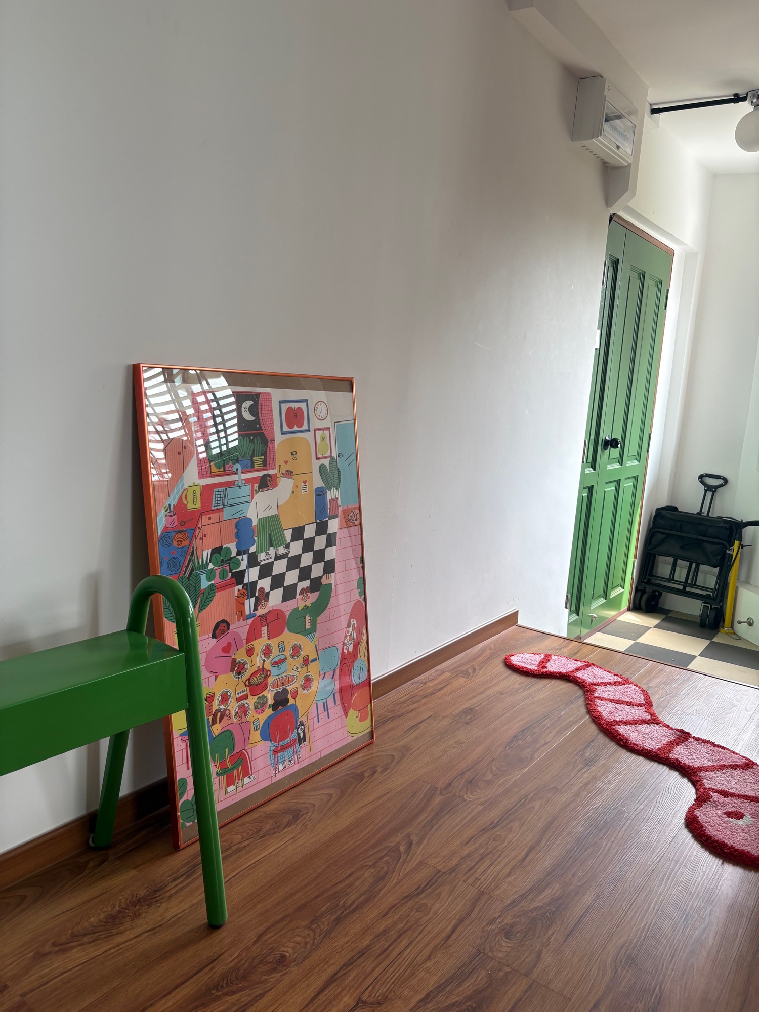 We love our colorful home!