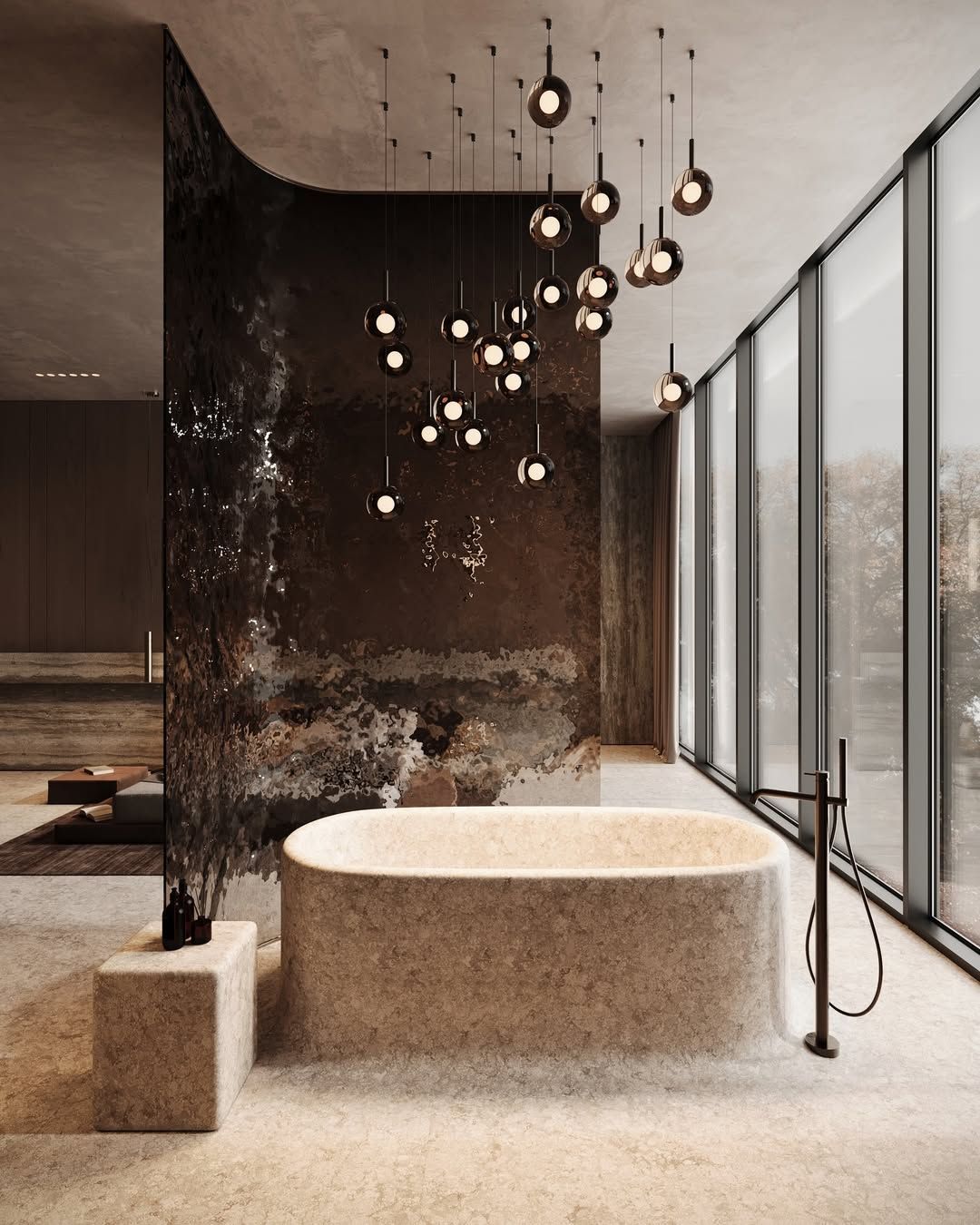 Luxury modern bathroom