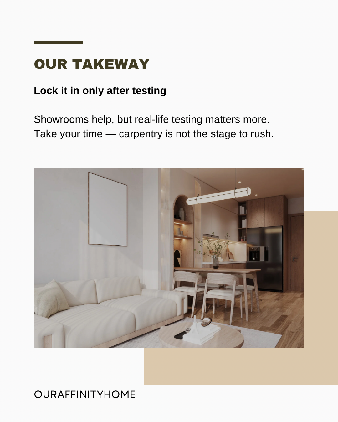 Tested, measured, even went to IKEA — a few cm makes a big difference.