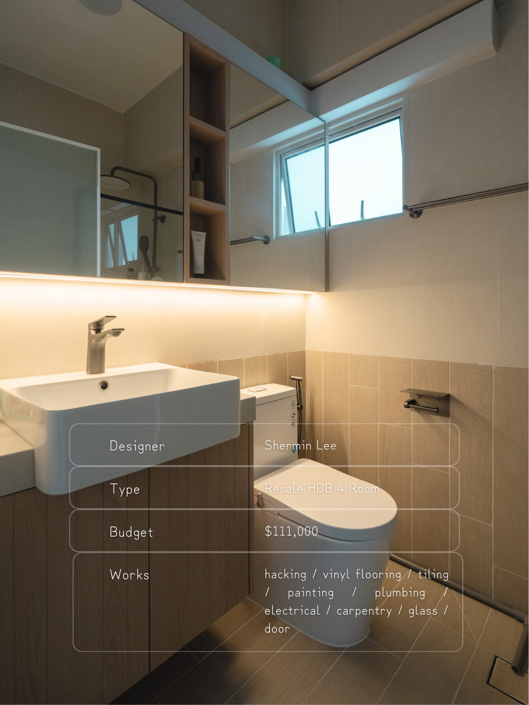 Resale HDB 4 Room Flat with $100,000 Renovation budget